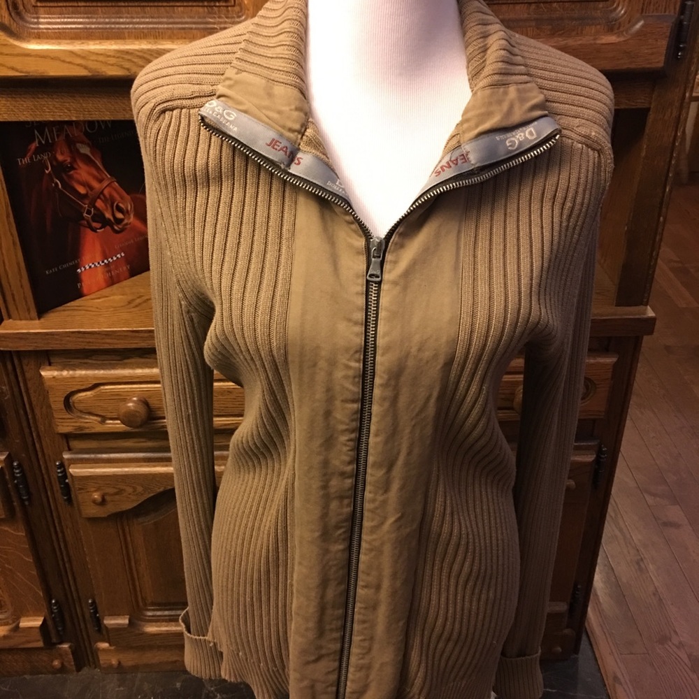 Dolce and Gabbana Zipup Sweater XXL Slim Fit